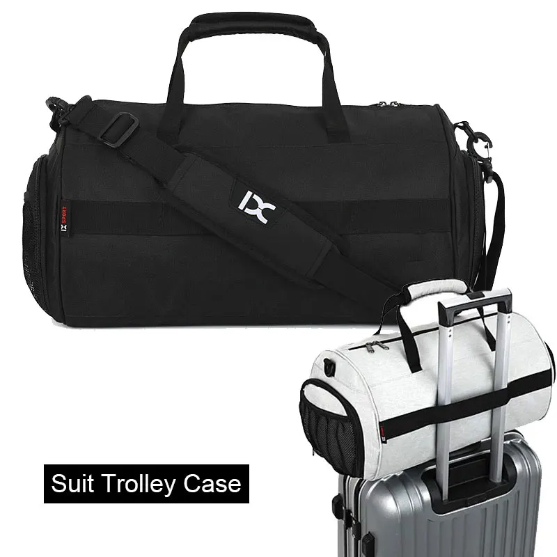 Bolsa gimnasio táctica XL resistente compartmentalizada seco húmedo - imagen 4