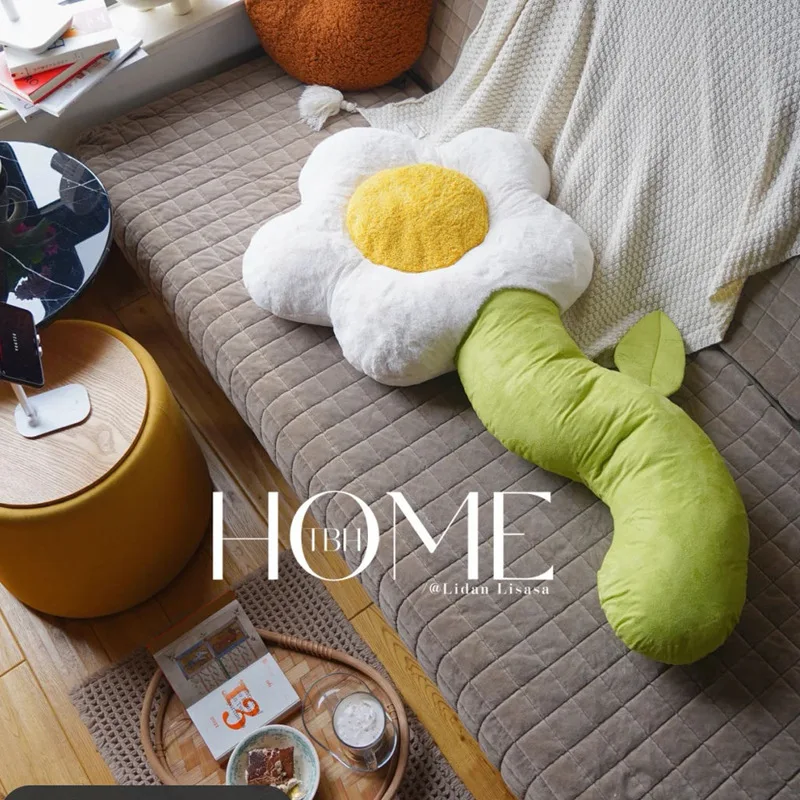 

Flower Sun Plant Plush Toy Stuffed Children Girl Kids Doll Room Pillow Decor Gift Bedroom Cushion Bolster Simulation Christmas