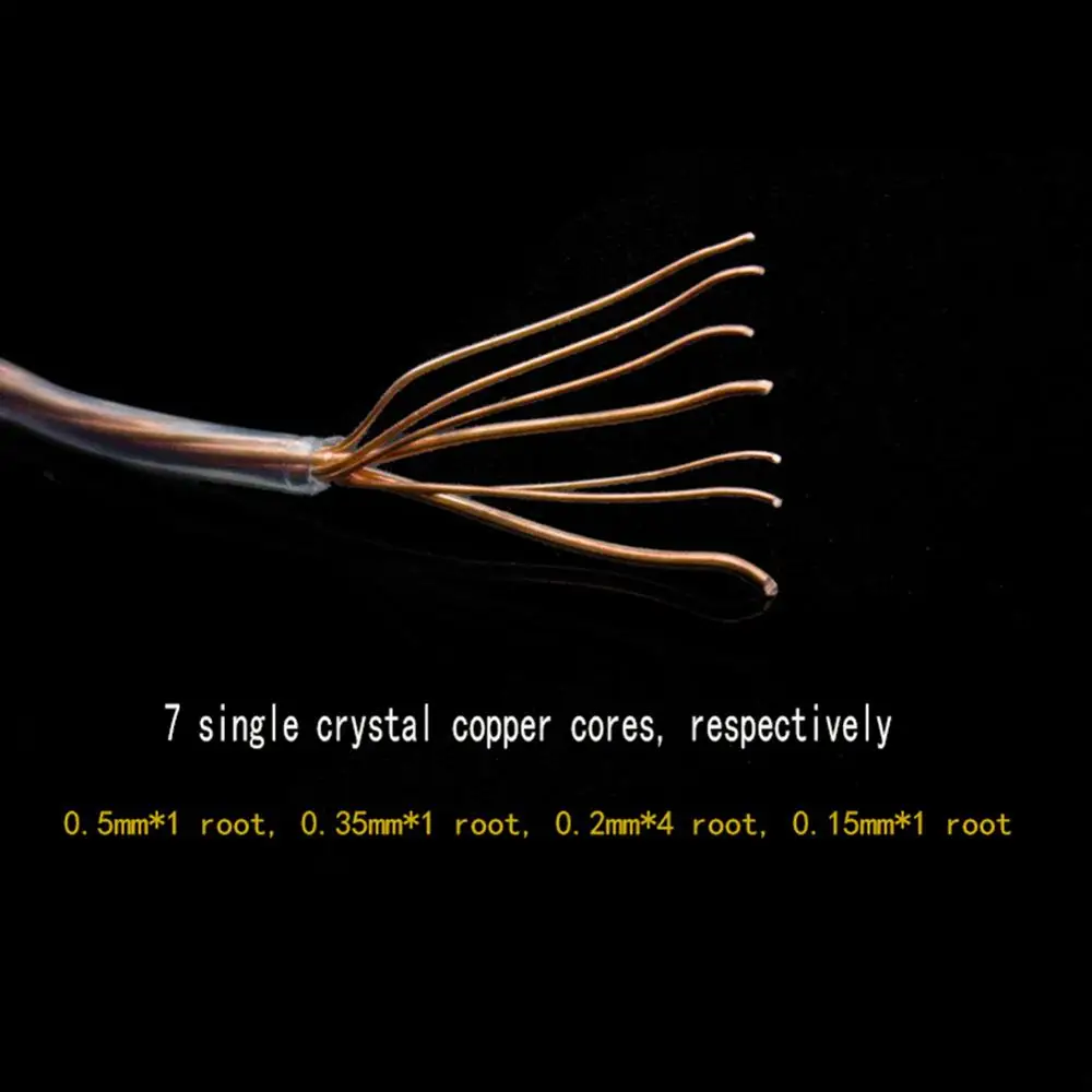 كابل نحاسي نقي 8TC 5N عالي الجودة، كابل مكبر صوت بالجملة بدون كابل مكبر صوت طرفي
