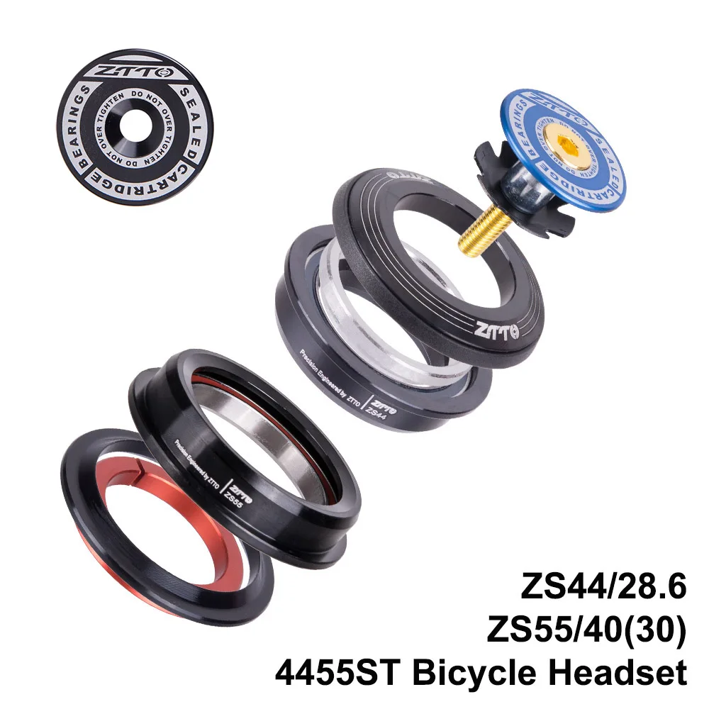 Ztto-4455st mtbヘッドセット,z44 zs55,1.5インチおよび28.6mm