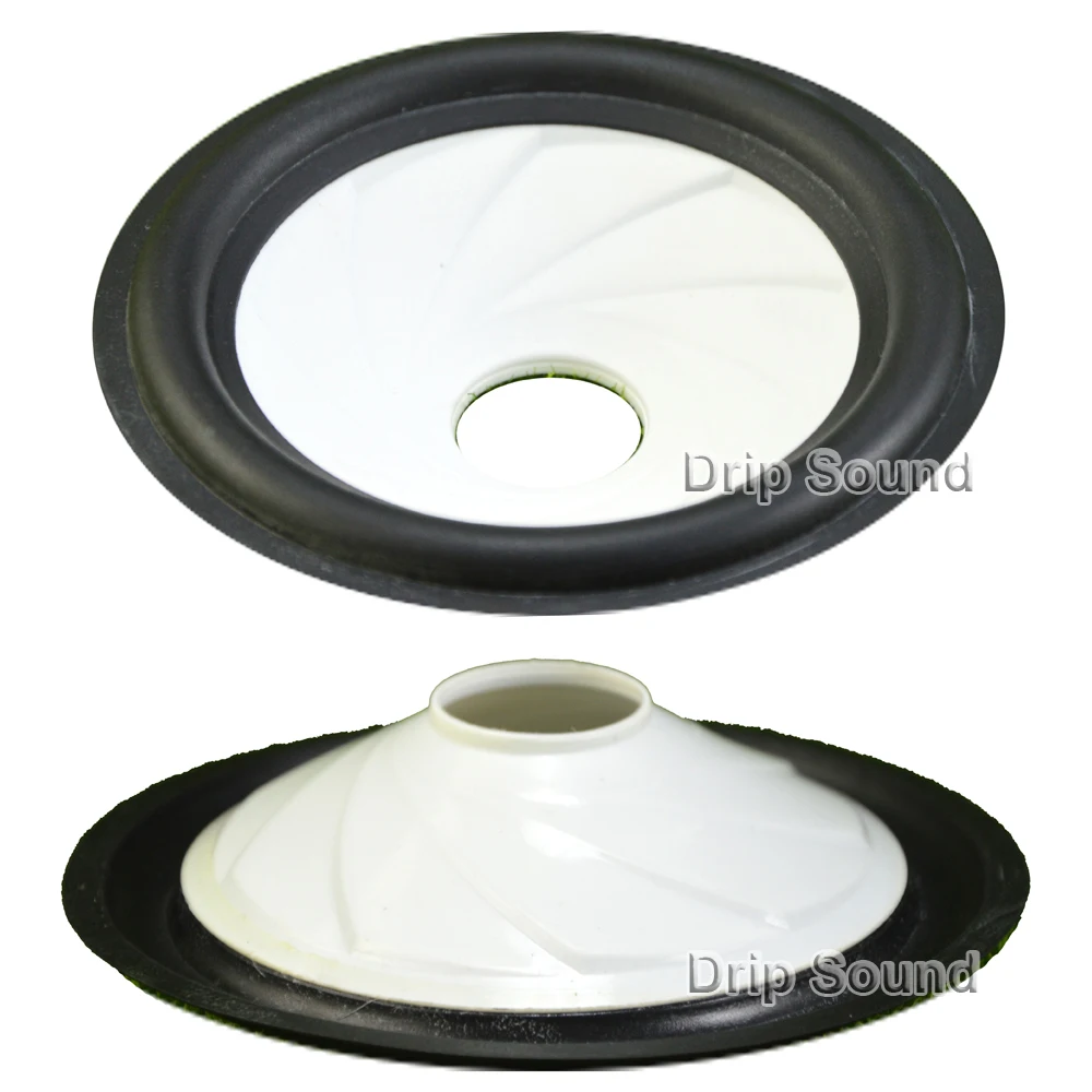 Piezas de reparación de Woofer de diafragma vibratorio, borde de goma de altavoz, Drup, lavabo de cono de plástico, OD100mm/3,97 "ID19mm/0,75", 2 piezas, 4"