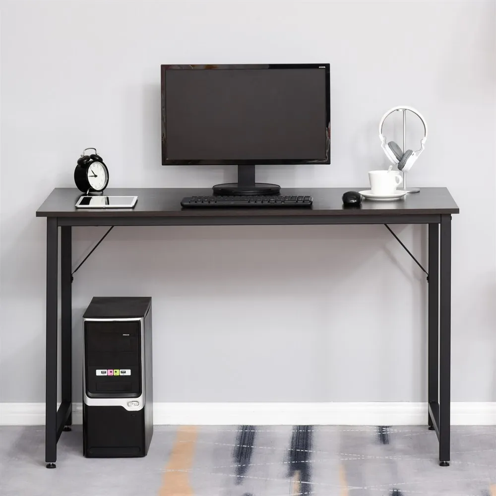 HOMCOM computer desk for home office adjustable feet