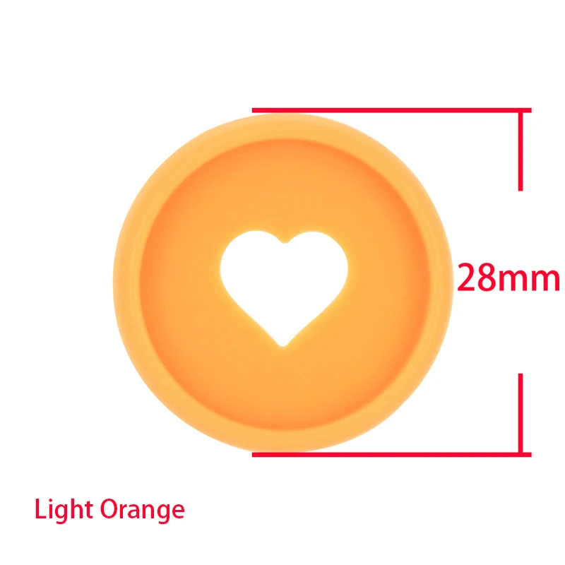30Pcs 28Mm Plastic Binding Discs Bindmiddel Ringen Kleurrijke Hartvormige Discs Losbladige Gesp Paddestoel Gat notepad Ringen Binding