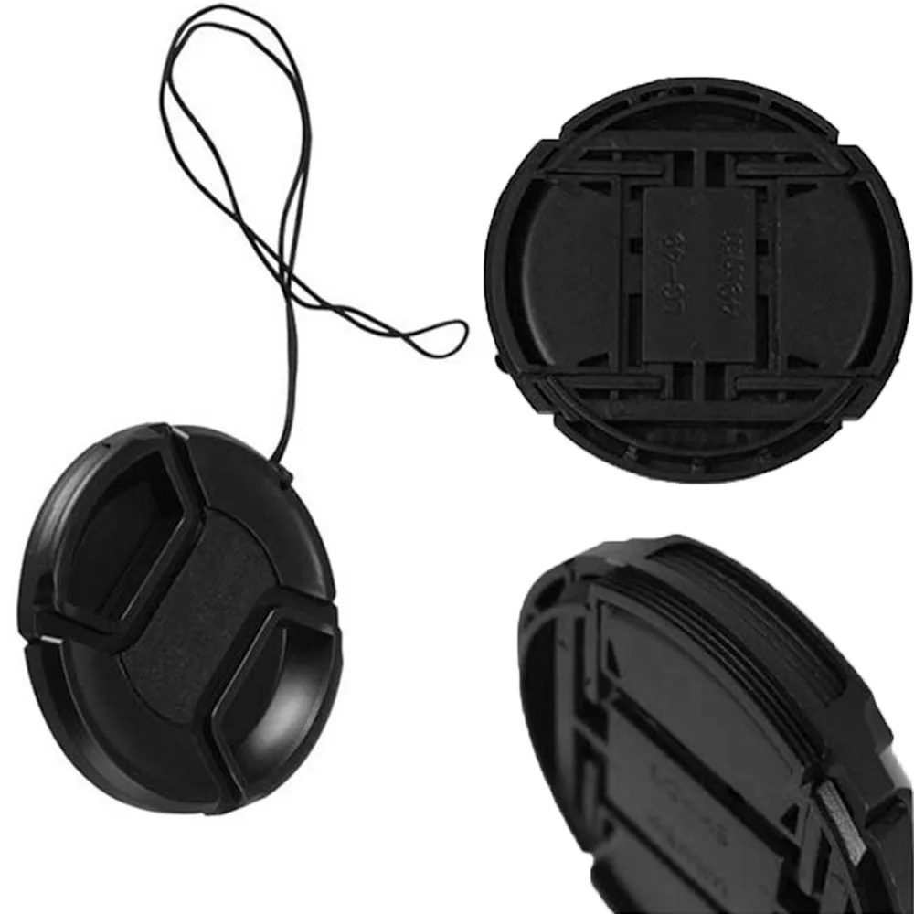 BAODELI-Tapa de lente de cámara, accesorio para Canon 77d, Nikon D 3400, 5100, 5600, Sony A6000, Rx100, 46, 49, 52, 55, 58, 62, 67, 72, 77, 82 Mm