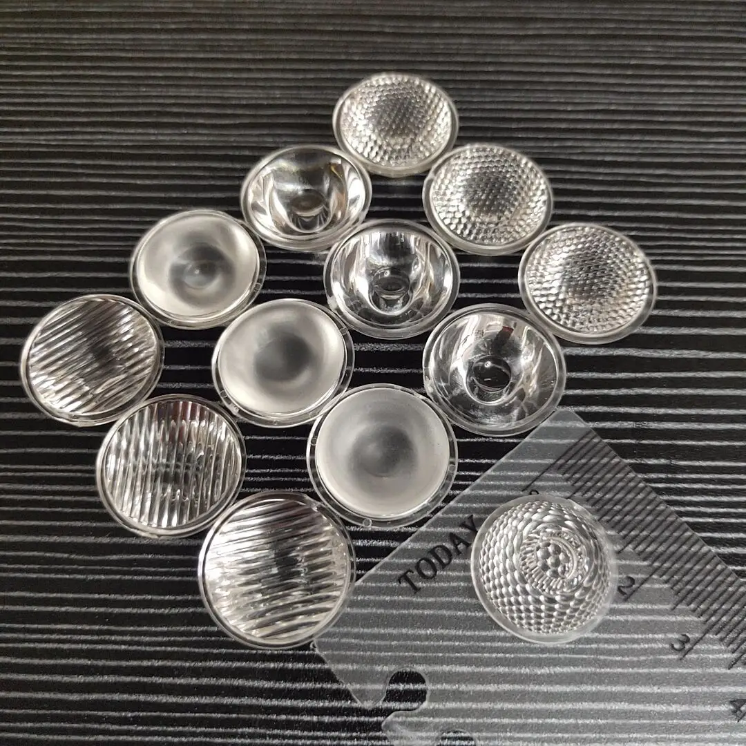 20mm Optische PMMA LED-Kollimatorlinse 8 ° –120 ° Reflektor für 1W 3W 5W LED-Dioden-Chip-Lampe – Detail 2