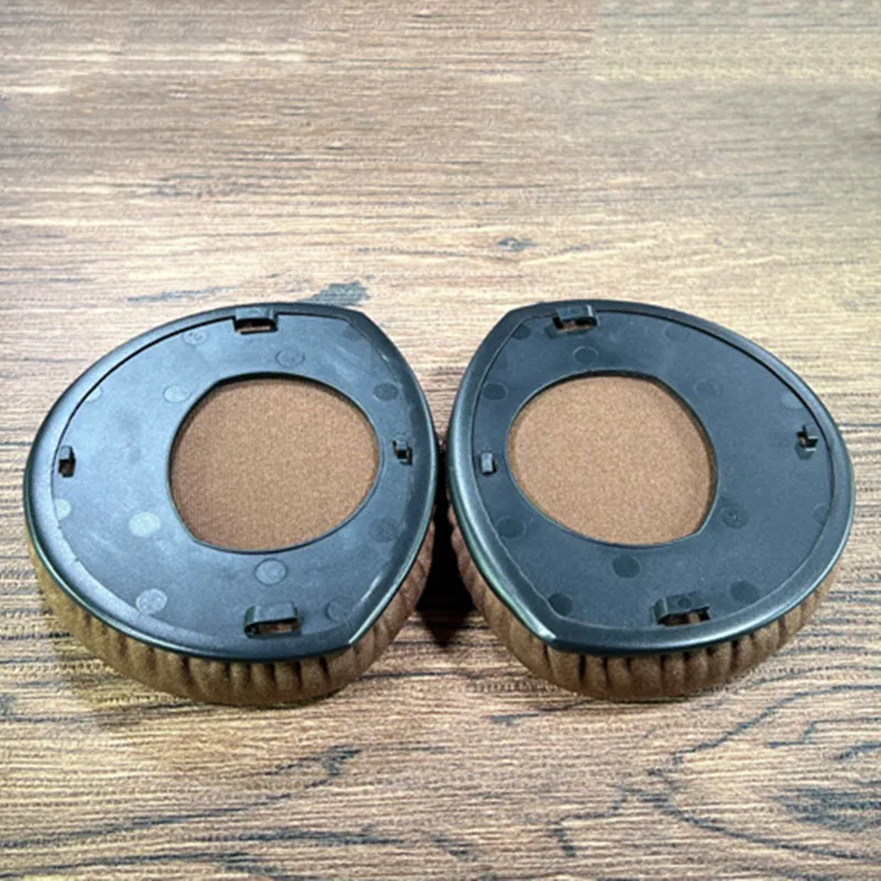 Substituição almofadas de orelha de pele carneiro bandana para sennheiser hdr160 170 180 190 fone ouvido almofadas travesseiro almofadas de ouvido capa copos