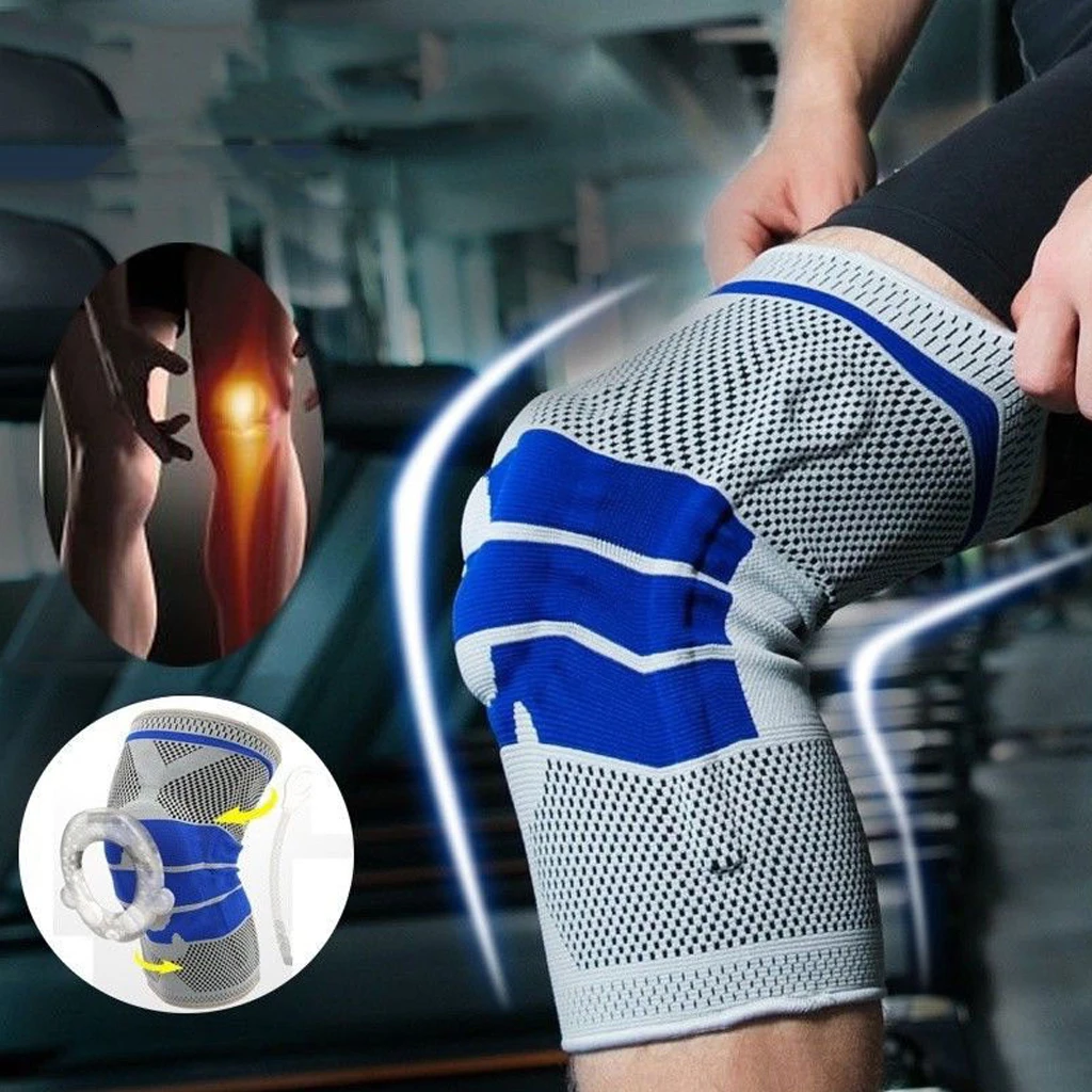 Elastic Spandex Patella Knee Strap Arthrosis Joint Support Knee Protector Volleyball Basketball Knee Pads For Crawling Sports