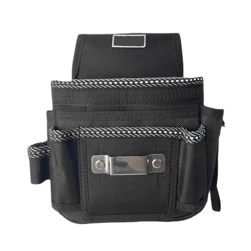 Elektricien Tool Pouch Instrument Hardware Opslag Pouch Oxford Doek Multifunctionele Tool Riem Tas Met Verborgen Reflecterende Strip