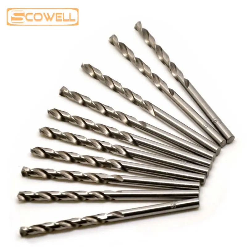 HSS M2 (6542 # ) DIN338 Spiralbohrer, Schnellarbeitsstahl, Spiralbohrer für Metall, 1 mm, 2 mm, 3 mm, 4 mm, 5 mm, 6 mm, 7 mm, 8 mm, 9 mm, 10 mm