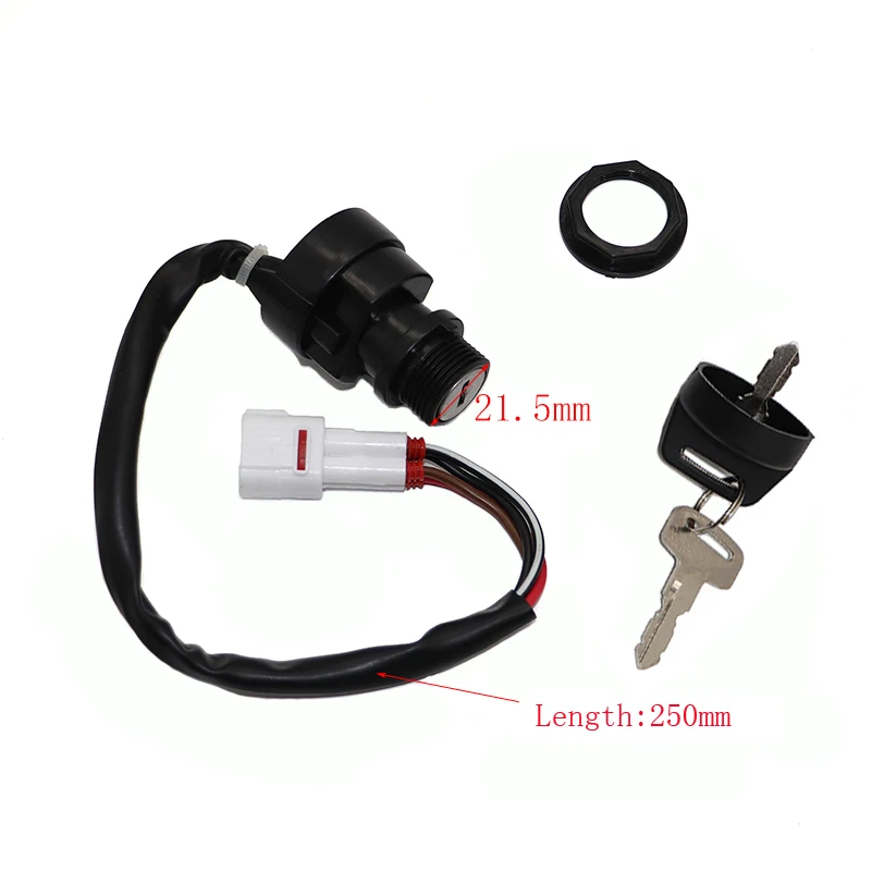 ATV Ignition Key Switch For Yamaha Warrior BIG BEAR YFM350 BANSHEE YFZ350 KODIAK YFM400 4WD RAPTOR YFM50 YFM80 WOLVERINE YFM350