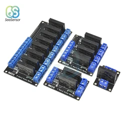 DC 5V 1/2/4/8 Channel Solid State Relay Module High Low Level Trigger G3MB-202P Relay SSR AVR DSP for Arduino