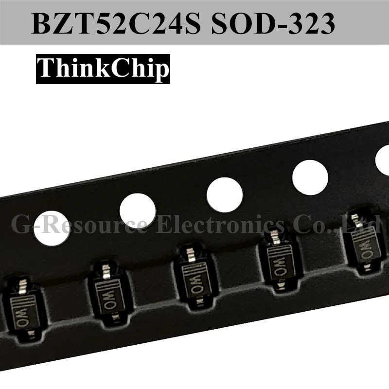 

(100 шт.) BZT52C24S SOD-323 SMD 0805 диод со стабилизацией напряжения 24 В (маркировка WO)