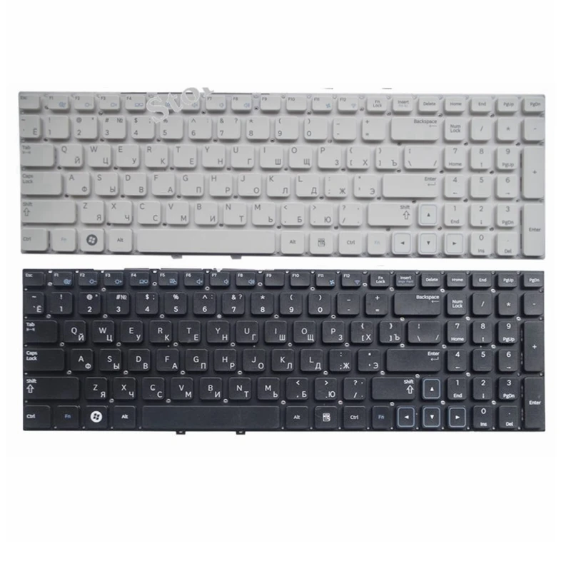 Rosyjska klawiatura do laptopa Samsung 300E5A 305E5A 300V5A 305V5A NP300 NP300E5A NP305E5A NP300V5A NP305V5A 300E5X RU — zdjęcie 3