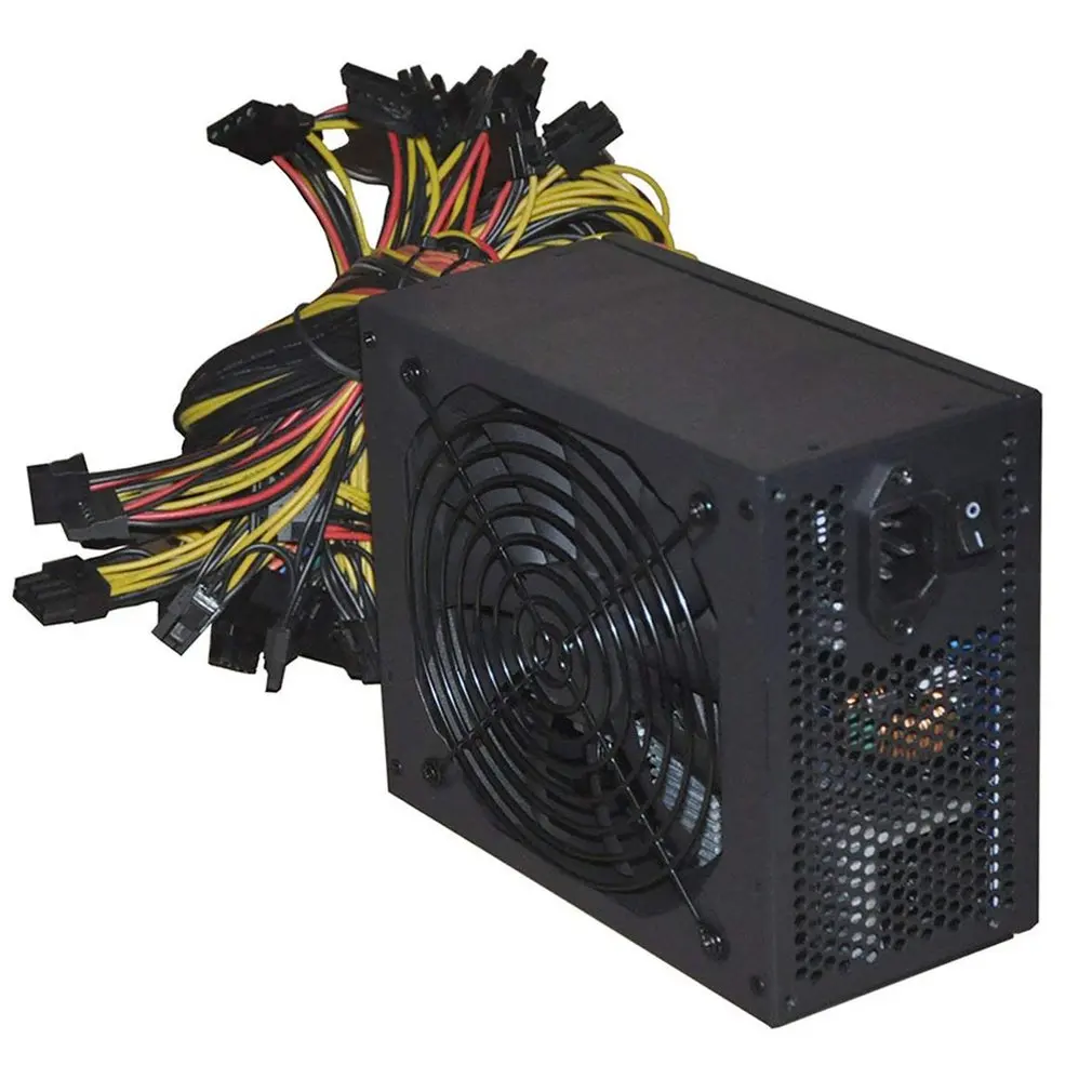 Nova marca eth zcash mineiro ouro power kenwei 1800w com cabo de alimentação eth mineiro fonte de alimentação para r9 380/390 rx 470/480 rx 570/580 6