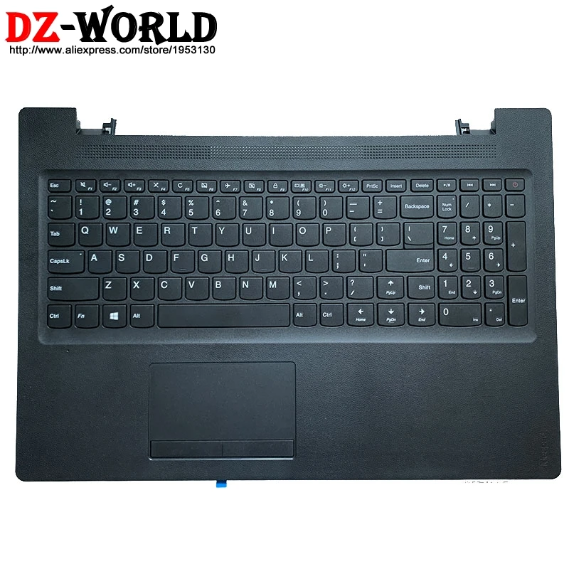 

US English Keyboard with Shell C Cover Palmrest Upper Case and Touchpad for Lenovo Ideapad 110-15ACL IBR AST Laptop 5CB0L46295