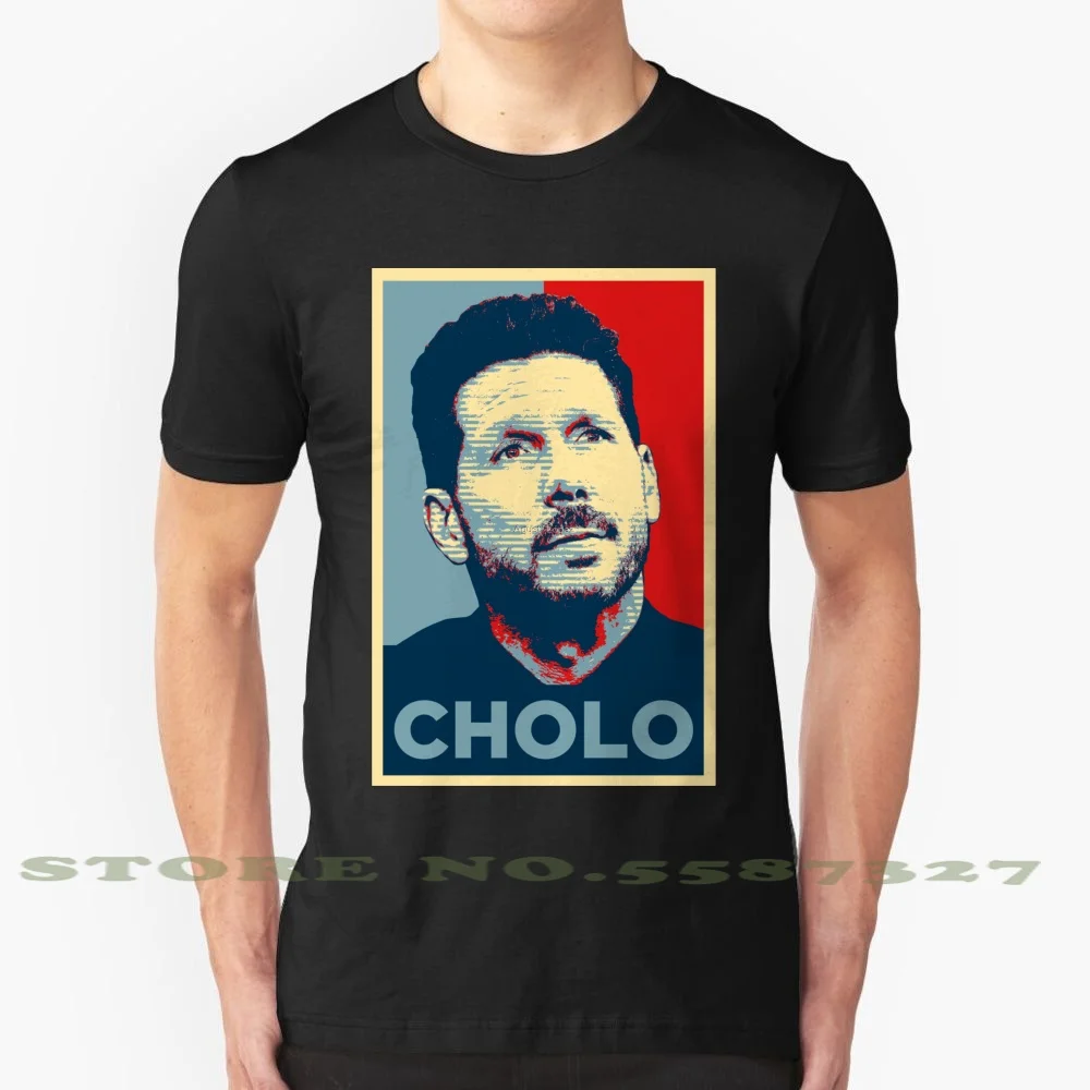 Camiseta De algodón 100% Cholo Simeone (efecto baraming), Polo Simeone, Diego Pablo Simeone, Atleti De Madrid, Fútbol