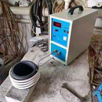 15KW Induction Heater Induction Heating Machine 220V Metal Smelting Furnace High Frequency Welding Metal Quenching Equipment