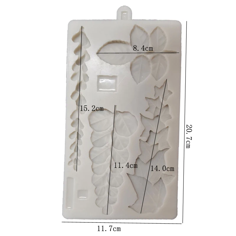 Trailing Leaves Silicone Mold Fondant Cake Decoration Tool Mould Sugarcraft Chocolate Baking Tool For Cake Gumpaste Artwork Form