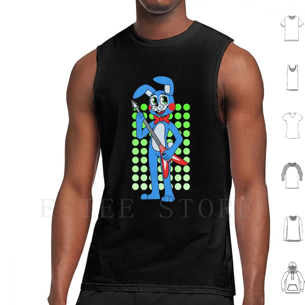 Toy Bonnie-Cinco noches en 2 camisetas sin mangas chaleco sin mangas Fnaf cinco noches en juguete Bonnie Bonnie The Bunny Bunny Rabbit