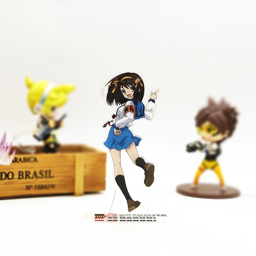 

The Melancholy of Haruhi Suzumiya SOS acrylic stand figure model plate holder cake topper anime Japanese cool