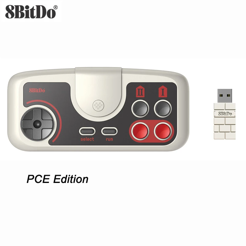 8BitDo PCE Core 2.4G Wireless Gamepad for PC Engine Mini PC Engine CoreGrafx Mini TurboGrafx-16 Mini for N- Switch Controller