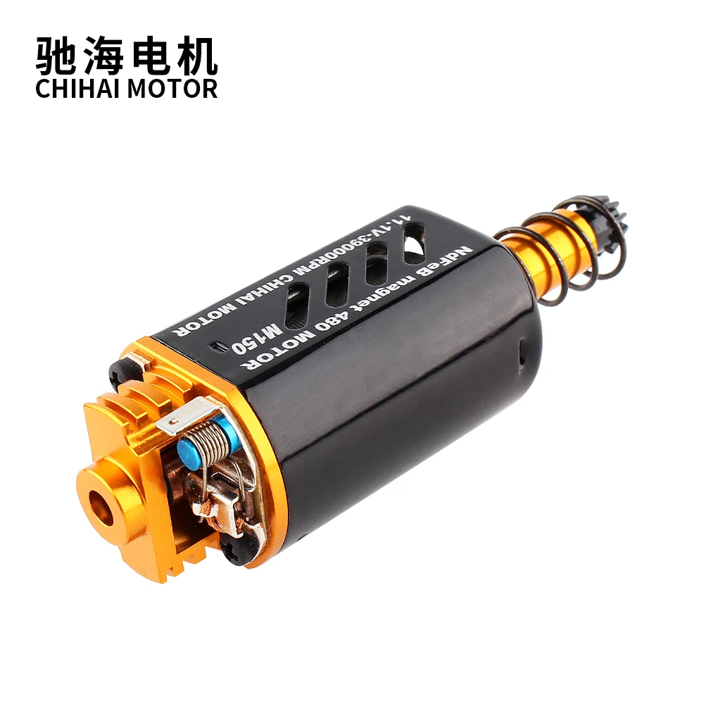 chihai motor CHF-480WA-8514T CNC M150 N35 Nd-Fe-B high speed AEG Motor Long Axis for M4A1-J9 ACR-J10 blaster gel toy  14TPA