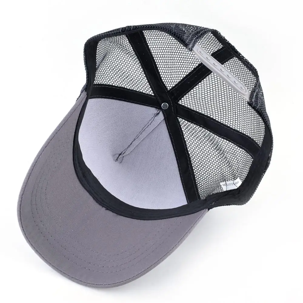 Fashion Baseball Cap With Wolf Patch Outdoor Breathable Mesh Visor Caps Men Snapback Hip Hop Baseball Hat For Women Visor Hats