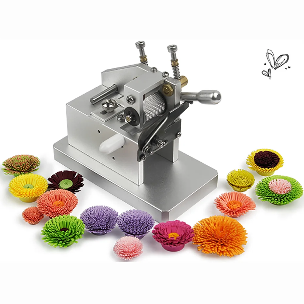 

DIY Manual Paper Quilling Machine Paper Art Tassel Machine 3D Handmade Color Paper Cutting Roll Machine Paper Flower Making Tool