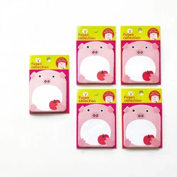 1PC Cute Kawaii Pig Decorative Memo Pads School Office Computer Note Message Leave