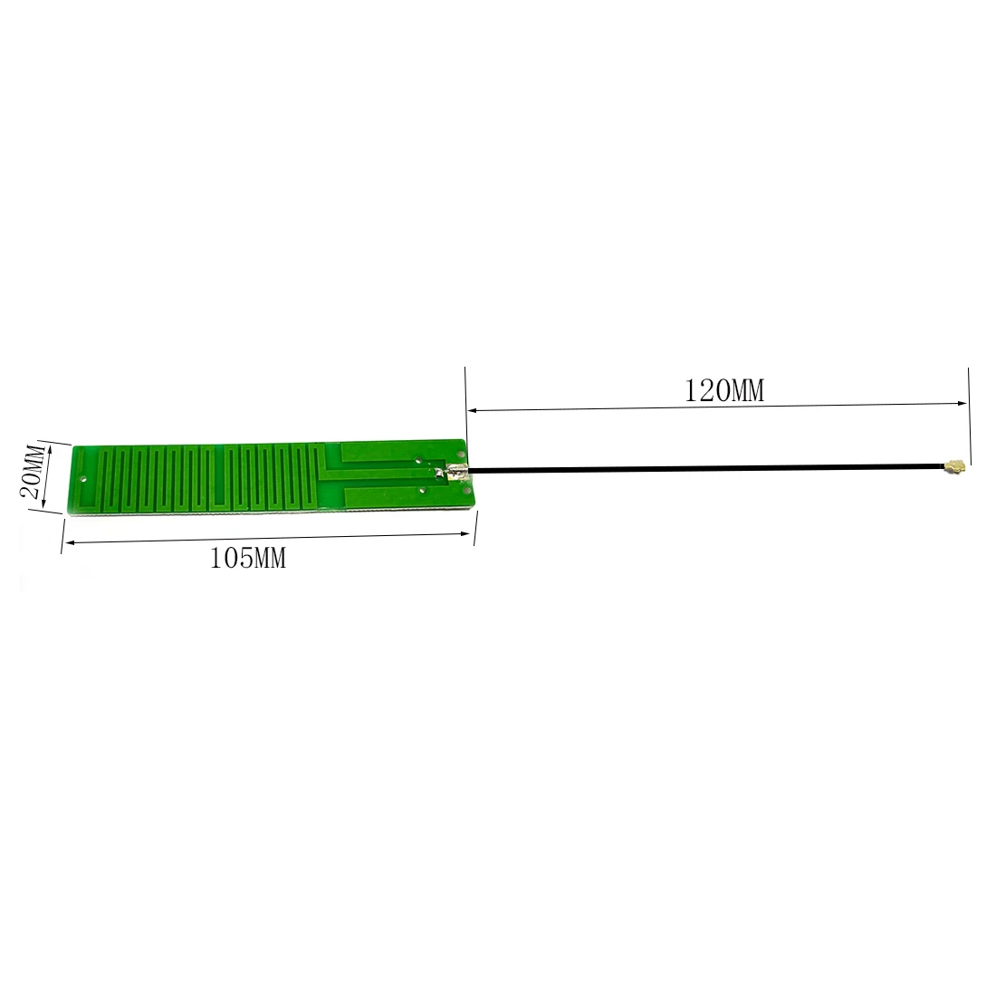 1PC 433Mhz Antenna interna PCB LoRa Modem Antenna 6dbi alto guadagno 105x20mm nuovo commercio all'ingrosso