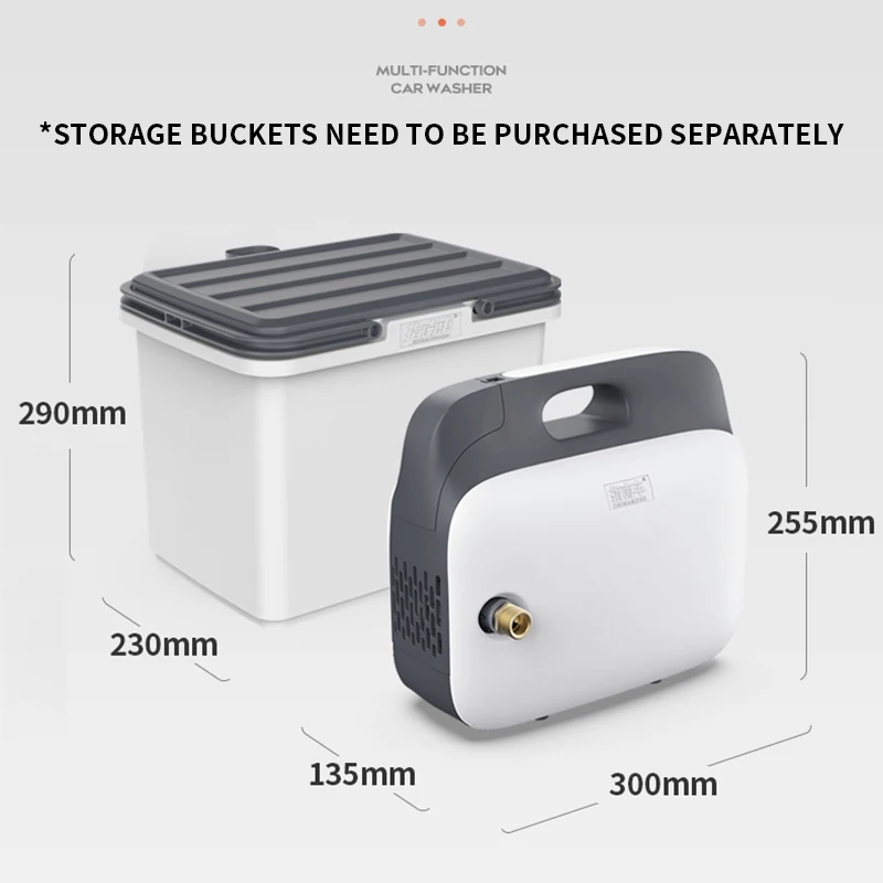 Portable Car Wash Machine High Pressure Water Pump With Water Gun Car Wash 220V High Power Home Automatic Car Washing Machine
