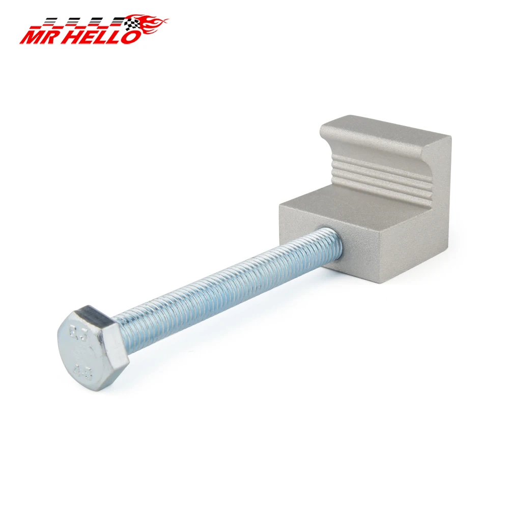 Kit de montaje de aluminio, abrazaderas para caja de herramientas de camioneta, Tie-Down J Hook Crossover, 4 Uds.