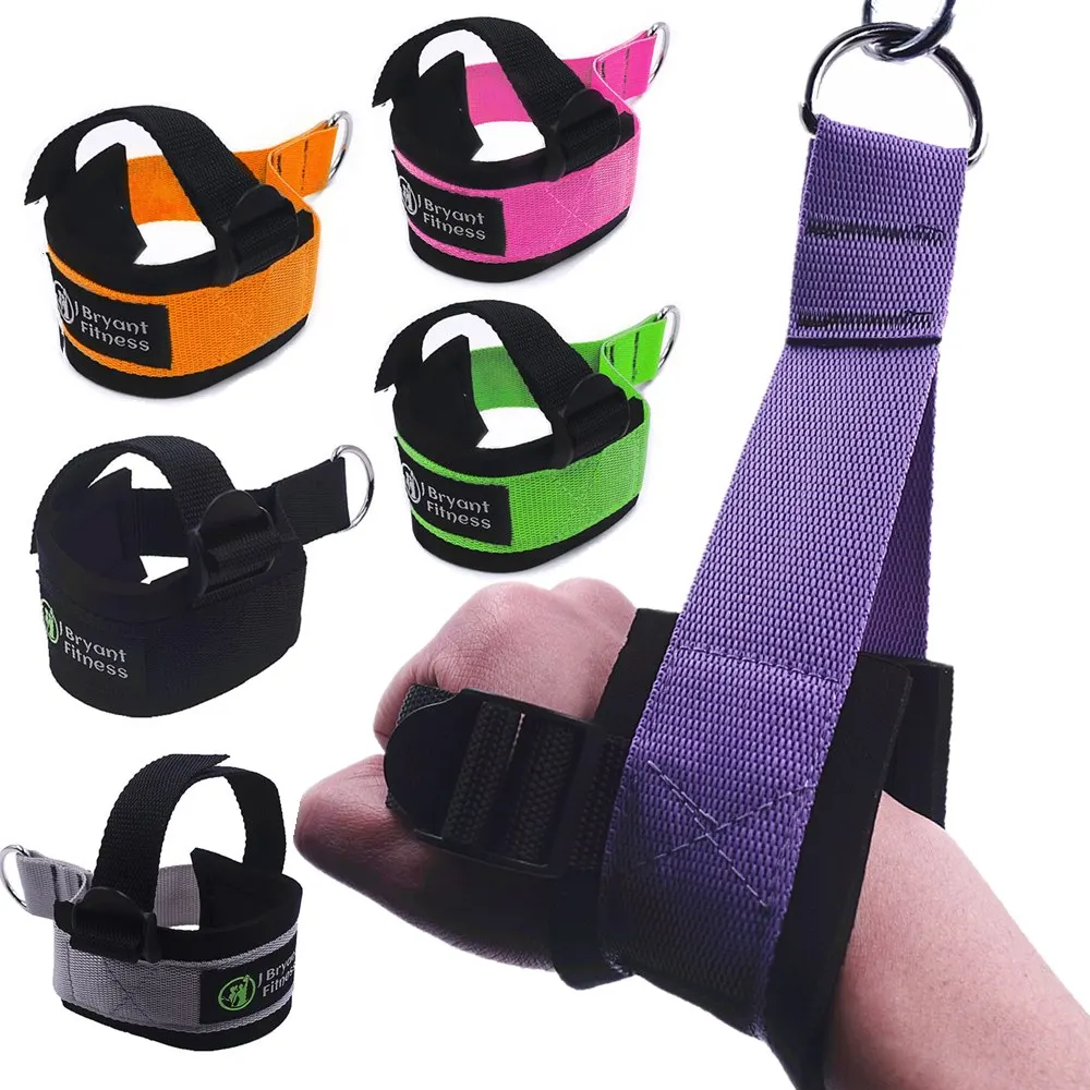 Wrist Arm Wrestling Exercise Straps Cable Machine Attachment Grip Triceps Biceps Strength Training Sports Bodybuilding Equipment