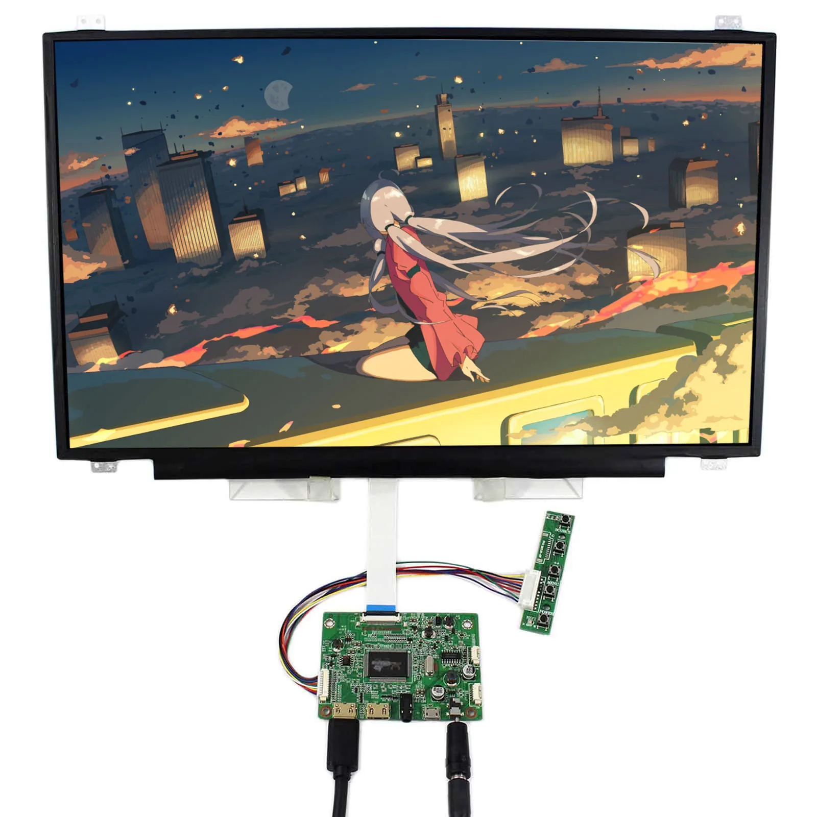 

N173HCE-E31 1920X1080 IPS LCD Screen 17.3inch Signal Interface eDP 2 HD MI Mini LCD Controller VS-RTD2556HM-V1 capacitive touch