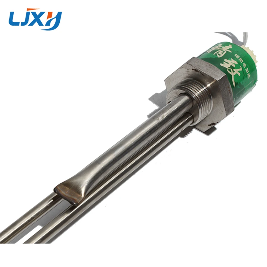 LJXH 25mm Thread Solar Water Heater Auxiliary Heater Side Inserted Electric Heating Tube with Probe Tube