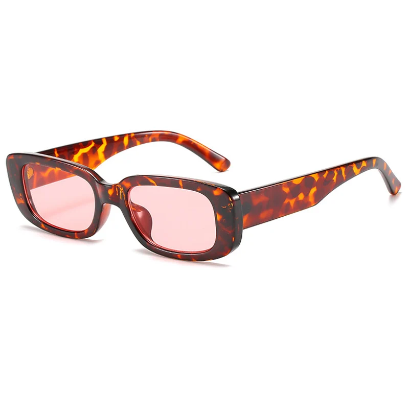 OEC CPO Kleine Vierkante Zonnebril Vrouwen Plastic Frame Oranje Gradiënt Zonnebril Vrouwelijke Trendy Merk Designer Brillen UV400