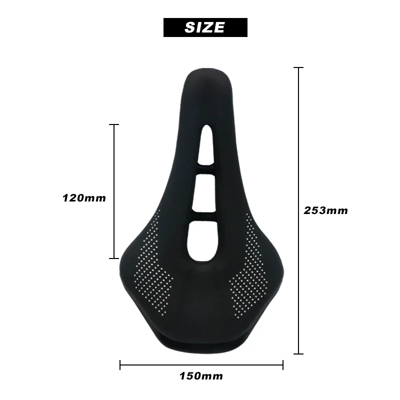 Bicycle Saddle Seat Road Steel Rails Mountain Bike Cushion For Men Skid-proof Carretera Soft PU Leather Road MTB Cycling Saddles