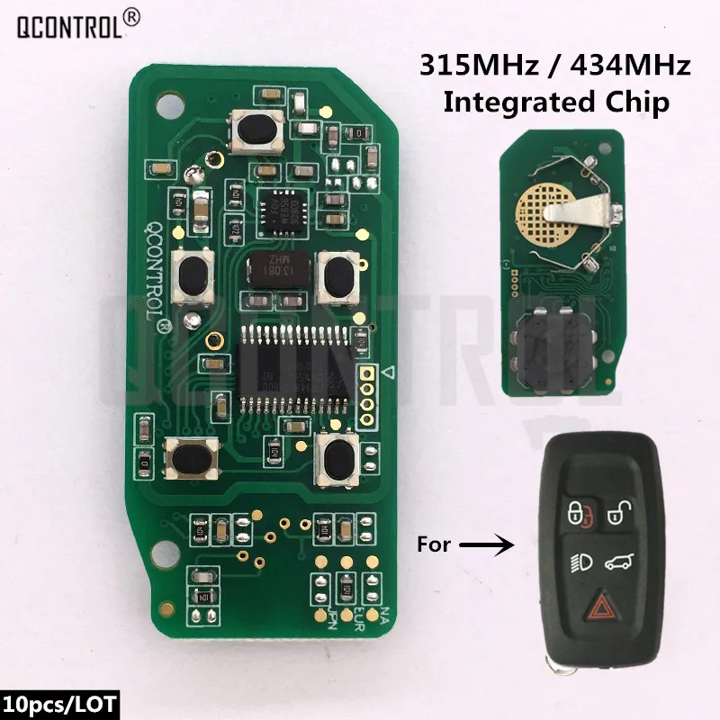 

QCONTROL Car Remote Key Circuit Board for Land Rover Discovery 4 / Freelander for Range Rover Sport / Evoque Control Alarm