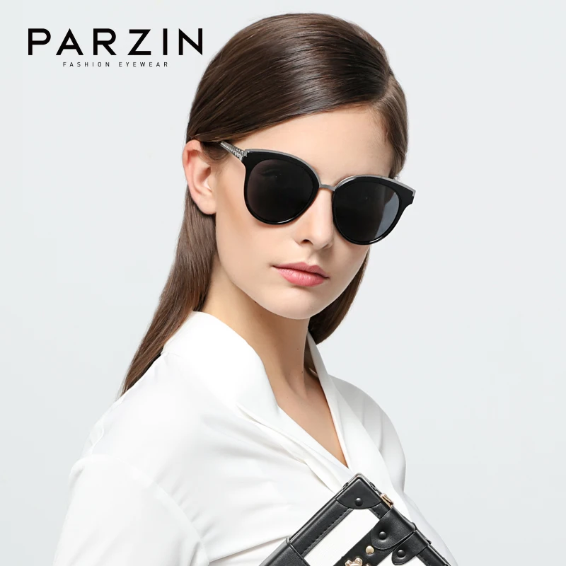 

PARZIN TR90 Polarized Sunglasses for Women Driving Sun Glasses Fashion Eyeglasses Accessories Vintage Gafas De Sol Polarizadas