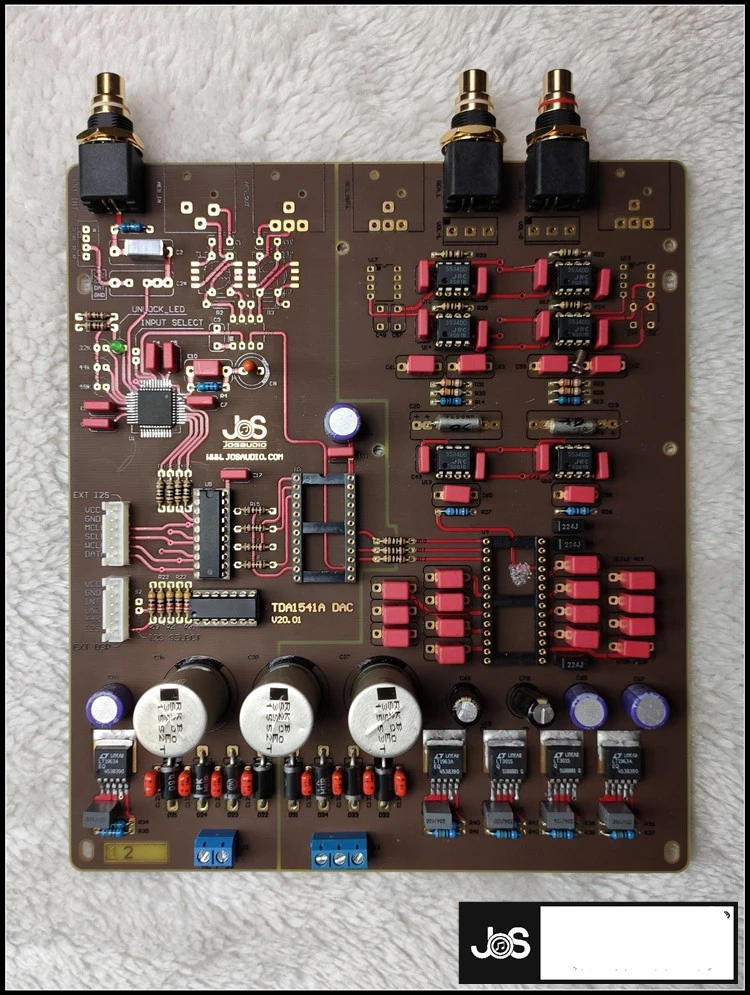 

HIFI Forum 10th Anniversary TDA1541 DAC decoder board semi-finished products