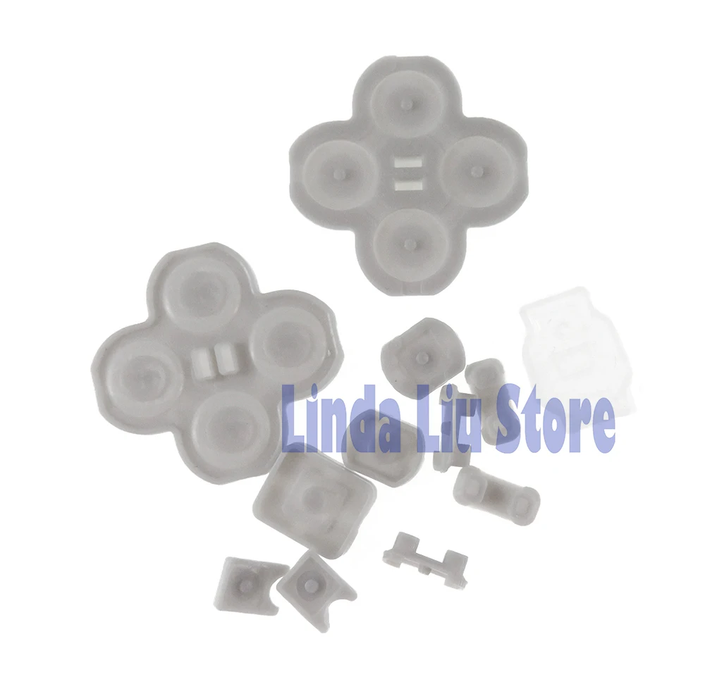 1 세트 전도성 고무 D 패드 교체 버튼 NS 스위치 용 풀 세트 왼쪽 오른쪽 고무 패드 수리 부품