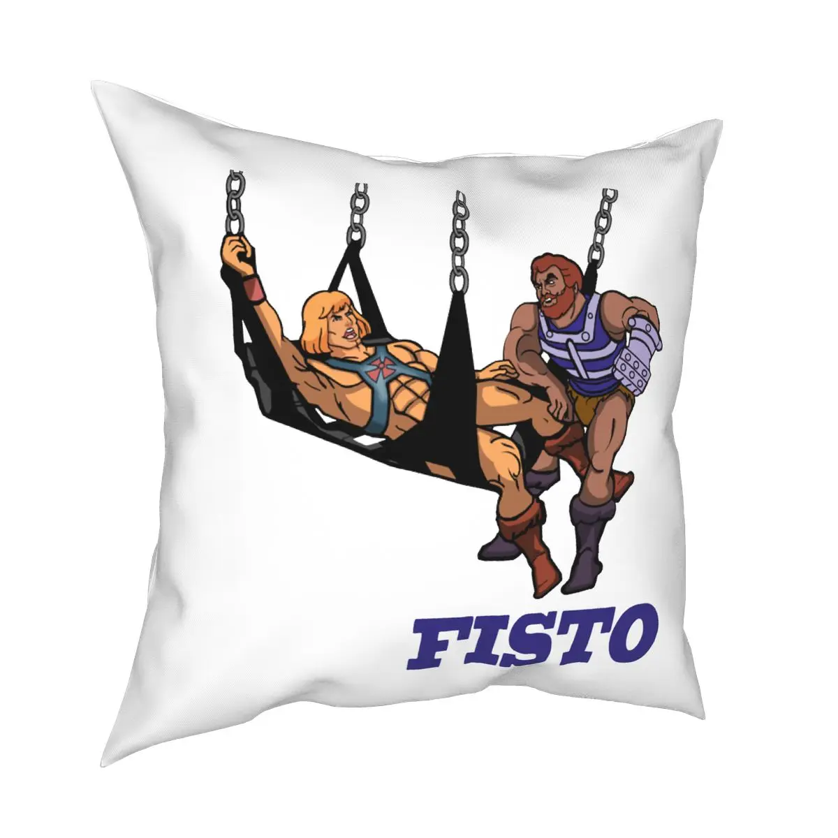 FISTO He-Man Masters Of The Universe Pillow Cover Decoration Cushion Cover Throw Pillow for Car Polyester Double-sided Printing