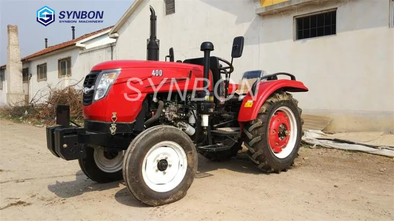 40HP 4 WD Mini  Farm Hydraulic Equipment Small Orchard Greenhouse Tractor Multiple Auxiliary Tools Agriculture Machinery