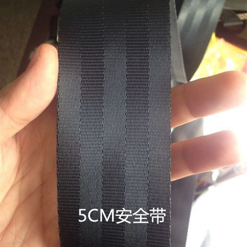 5CM Wide 50 Yards Seat Belt Thickening And High-Grade Webbing Polyester Backpack Straps