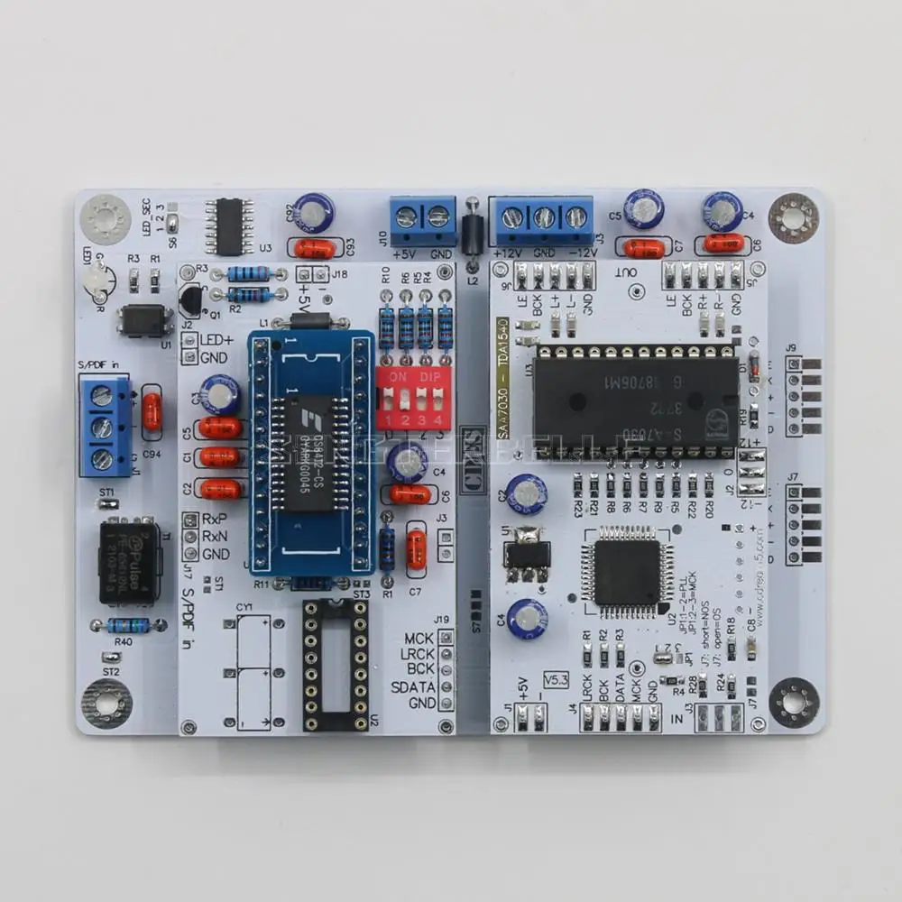 Carte pilote de décodeur de radiateur audio TDA1540, prend en charge 256 élasticité, entrée 384Fs I2S, lecteur CD 1540 modifié à l'ancienne