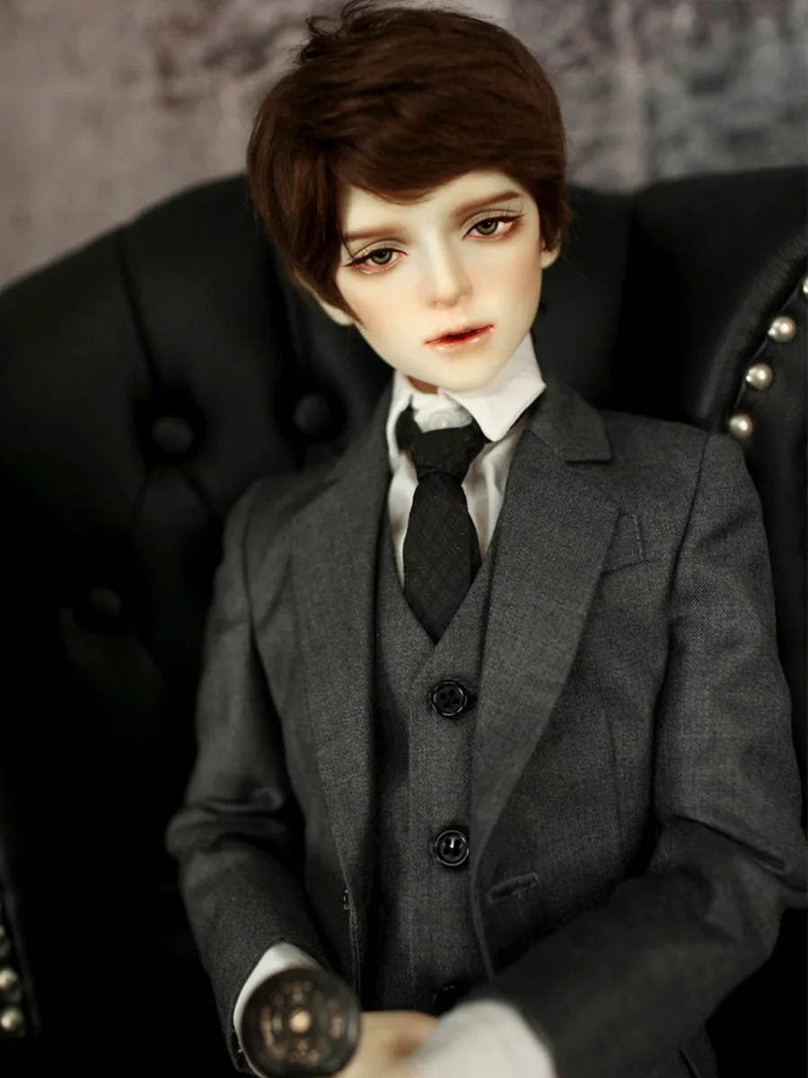 New full set of clothes wig shoes BJD SD doll 1/3 boy Evan handsome uncle suit joint movable gift high-grade resin spot makeup