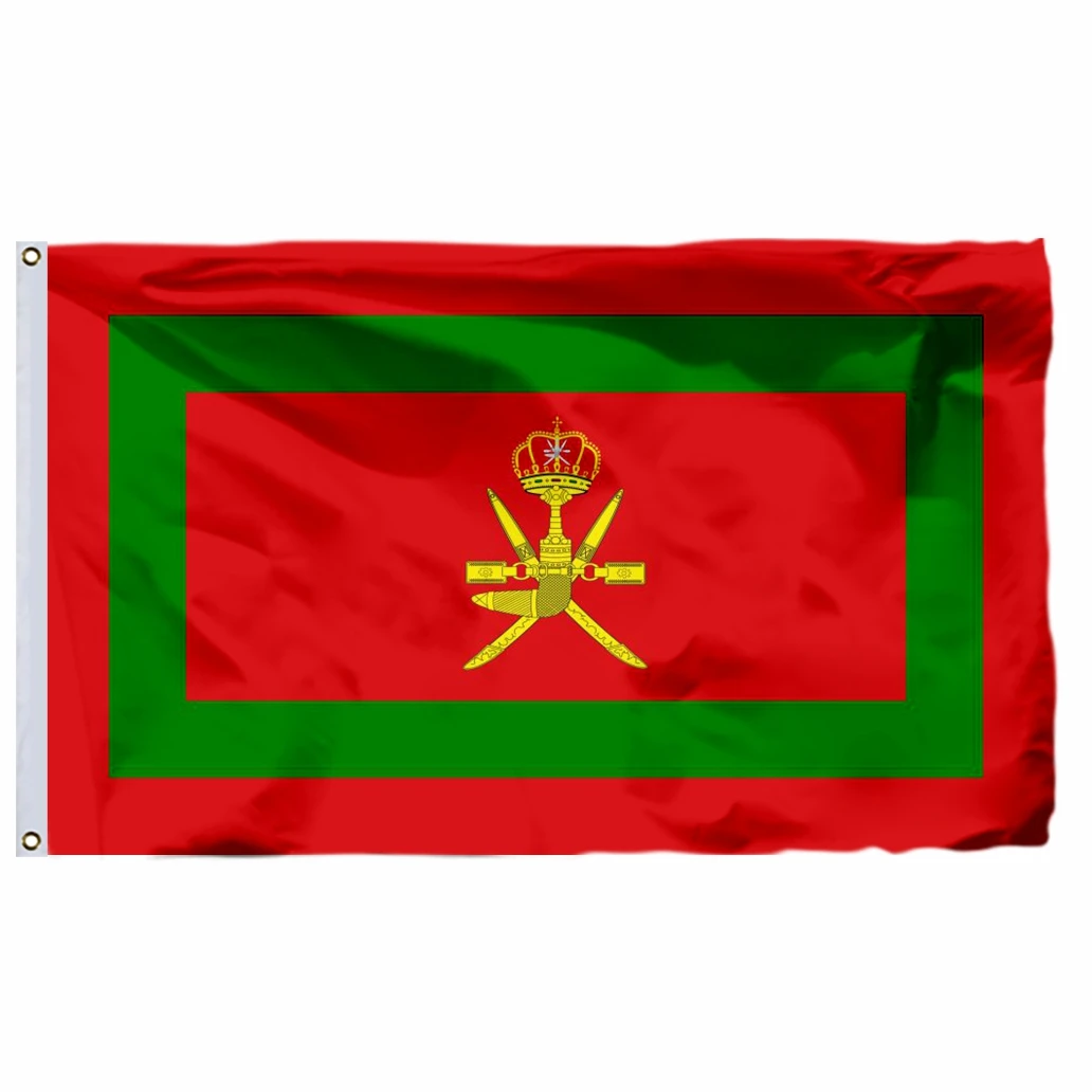 Standard Sultan Oman Naval Ensign Flag 3X5ft President 90X150cm 4X6FT  60x90cm 21x14cm Royal Army Banner