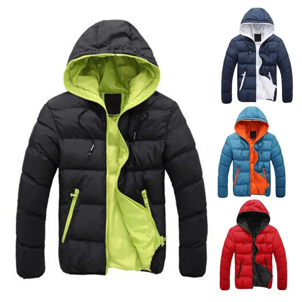 Stylish Winter Jacket Long Sleeve Waterproof Padded Men Down Coat  Men Down Coat    Men Jacket