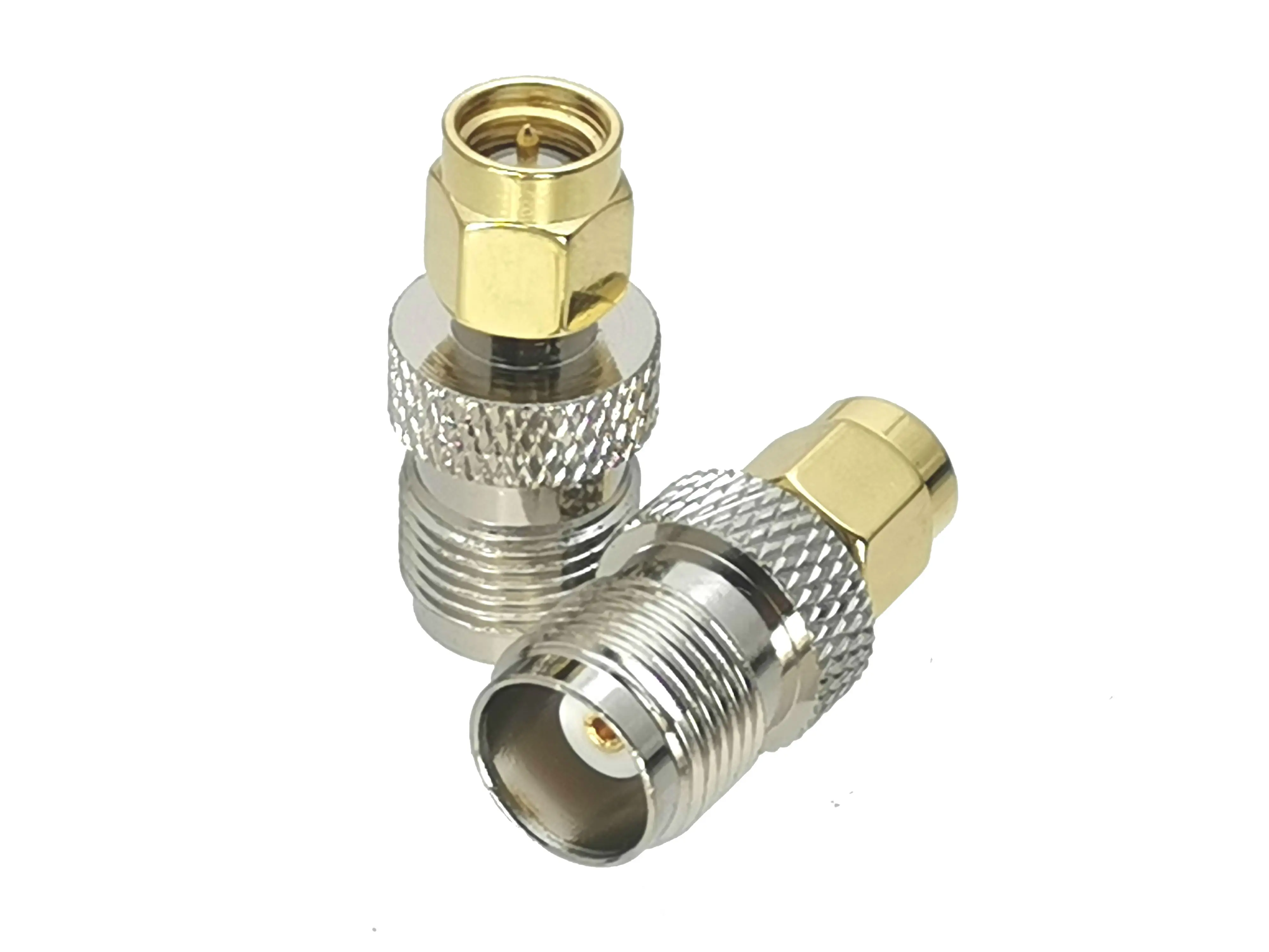 1Pcs SMA to TNC Male plug & Female jack RF Coaxial Adapter connector Test Converter Brass