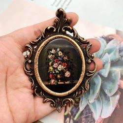 Antique Brooches Flower Inside European and American Style Vintage Jewelry Pins Accessories